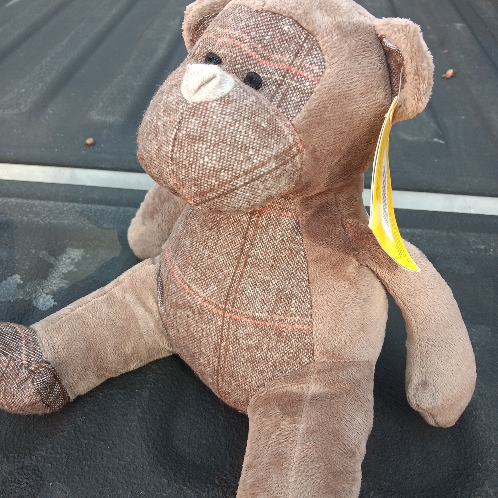 Brown Plush Monkey Stuffed Animal - Soft Kids Toy